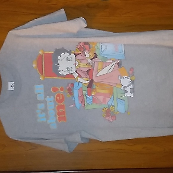Betty Boop Vintage "It's all about me!" T-Shirt ( L/XL see measurements please.) - Picture 2 of 11